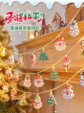 Christmas Decorative Lights Colored Lantern Flashing String For Home Indoor Layout Ambience Light Luminous Hanging Lights Christmas Tree Bell